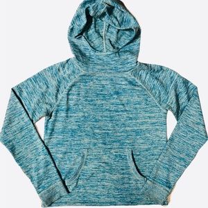 Athleta L(12) space dye pullover hooded sweatshirt